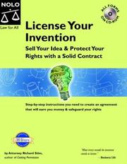 Cover of: License your invention by Richard Stim