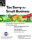 Cover of: Tax Savvy for Small Business