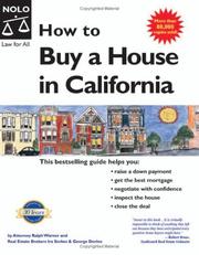 Cover of: How to Buy a House in California