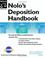 Cover of: Nolo's Deposition Handbook