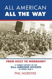 Cover of: All Americans In World War Ii From Sicily To Normandy