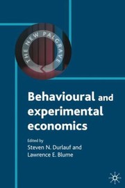 Cover of: Behavioural And Experimental Economics