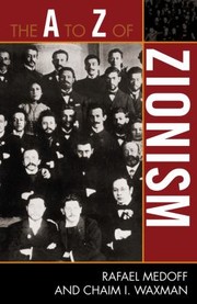 Cover of: The A To Z Of Zionism