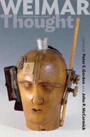 Cover of: Weimar Thought A Contested Legacy
