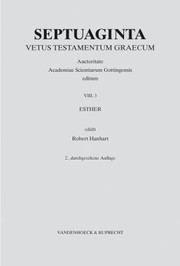 Cover of: Septuaginta Vetus Testamentum Graecum