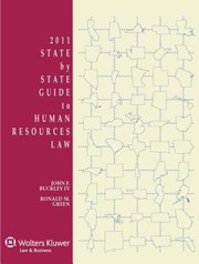 Cover of: State By State Guide To Human Resources Law 2011 by 