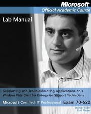 Cover of: Exam 70622 Lab Manual
            
                Microsoft Official Academic Course