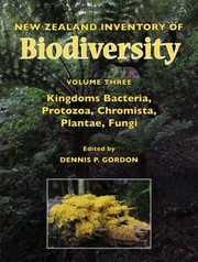 Cover of: New Zealand Inventory of Biodiversity Volume Three by 