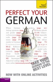 Cover of: Perfect Your German by 
