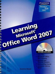 Cover of: Learning Microsoft Office Word 2007