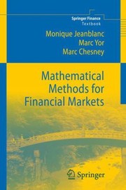 Cover of: Mathematical Methods For Financial Markets by Monique Jeanblanc