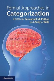 Front cover of Formal Approaches In Categorization by Emmanuel M. Pothos
