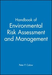 Cover of: Handbook Of Environmental Risk Assessment And Management