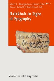 Cover of: Halakhah In Light Of Epigraphy