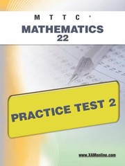 Cover of: Mttc Mathematics 22 Practice Test 2