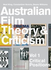 Cover of: Australian Film Theory And Criticism by 