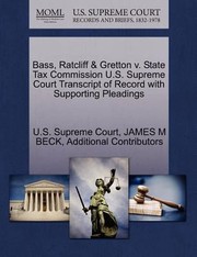 Cover of: Bass Ratcliff Gretton