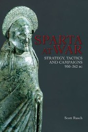 Cover of: Sparta At War Strategy Tactics And Campaigns 550362 Bc