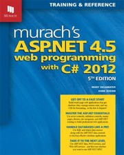 Murachs Aspnet 45 Web Programming With C 2012 by Anne Boehm