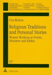 Cover of: Religious Traditions and Personal Stories
            
                Studies in the Intercultural History of Christianity by 