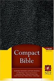 Cover of: Compact Bible: New Living Translation, Burgundy, Black Leather, Promo Edition