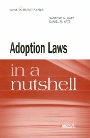 Cover of: Adoption Laws In A Nutshell