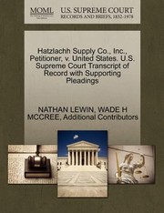 Cover of: Hatzlachh Supply Co Inc Petitioner