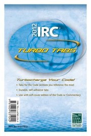 Cover of: 2012 International Residential Code Turbo Tabs For Softcover Edition by International Code Council