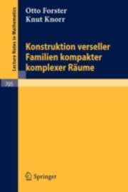 Cover of: Konstruktion Verseller Familien Kompakter Komplexer R Ume
            
                Lecture Notes in Mathematics by 