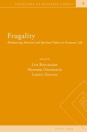 Cover of: Frugality Rebalancing Material And Spiritual Values In Economic Life