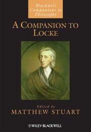 Cover of: A Companion to Locke
            
                Blackwell Companions to Philosophy