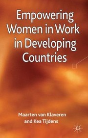 Cover of: Empowering Women In Work In Developing Countries