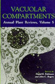 Cover of: Vacuolar Compartments