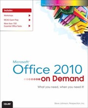 Cover of: Microsoft Office 2010 On Demand