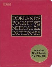 Cover of: Dorland's Pocket Medical Dictionary Book + CDROM