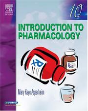Cover of: Introduction to pharmacology by Mary Kaye Asperheim