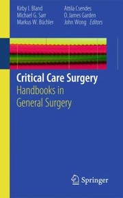 Cover of: Critical Care Surgery