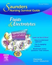 Cover of: Fluids & electrolytes by Cynthia C. Chernecky