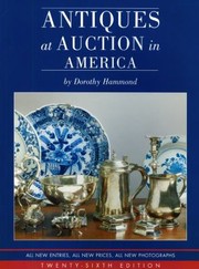 Cover of: Antiques At Auction In America