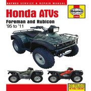 Honda Foreman Atvs Service And Repair Manual 19952011 by Editors Of Haynes Manuals
