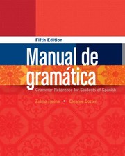 Cover of: Manual De Gramtica Grammar Reference For Students Of Spanish