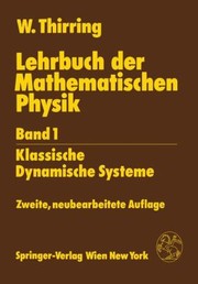 Cover of: Lehrbuch Der Mathematischen Physik Band 1