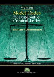 Cover of: Model Code Of Criminal Procedure by 