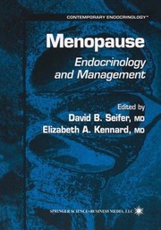 Cover of: Menopause
            
                Contemporary Endocrinology