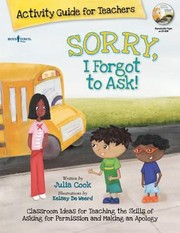 Cover of: Sorry I Forgot To Ask Activity Guide For Teachers