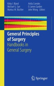 Cover of: General Principles Of Surgery