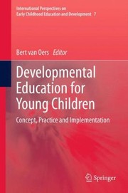 Cover of: Developmental Education For Young Children Concept Practice And Implementation by 