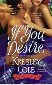 Cover of: If You Desire (The MacCarrick Brothers, Book 2) by Kresley Cole
