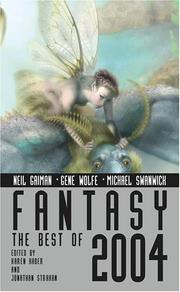 Cover of: Fantasy: The Best of 2004 (Fantasy: The Best of ...) by Jonathan Strahan