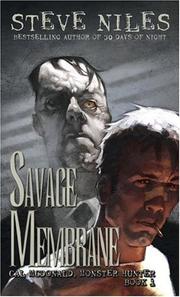 Cover of: Savage Membrane: Cal McDonald, Monster Hunter: Book 1 (Cal McDonald, Monster Hunter)
